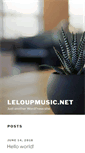 Mobile Screenshot of leloupmusic.net